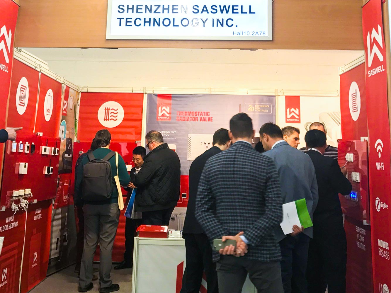 SASWELL at the Frankfurt ISH show in Germany