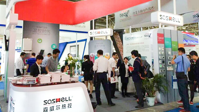ISH Beijing Heating Exhibition The high-end atmosphere of the Senwei booth attracted a large number of exhibitors to stop