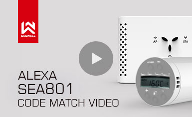TUYA Alexa thermostatic radiator valve,Alexa TRV SEA801 reconnected video