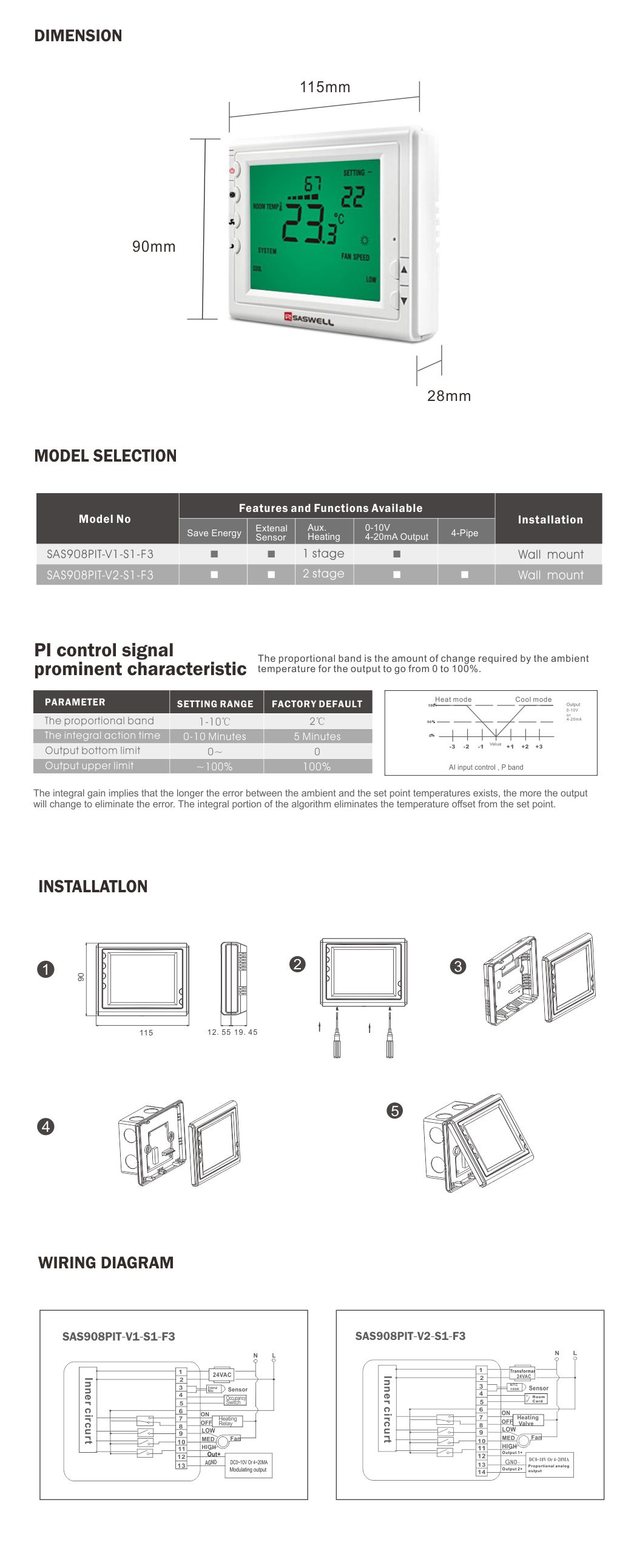 Air Conditioner Thermostat