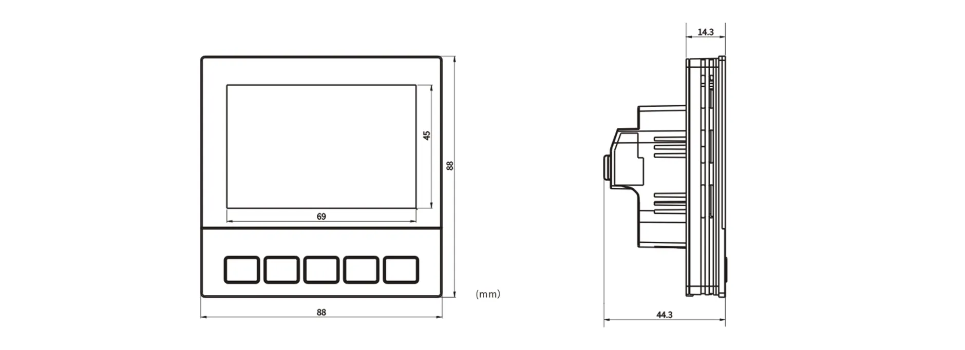 SAS921SLP Wiring Diagram showing 100-240VAC and fan connections