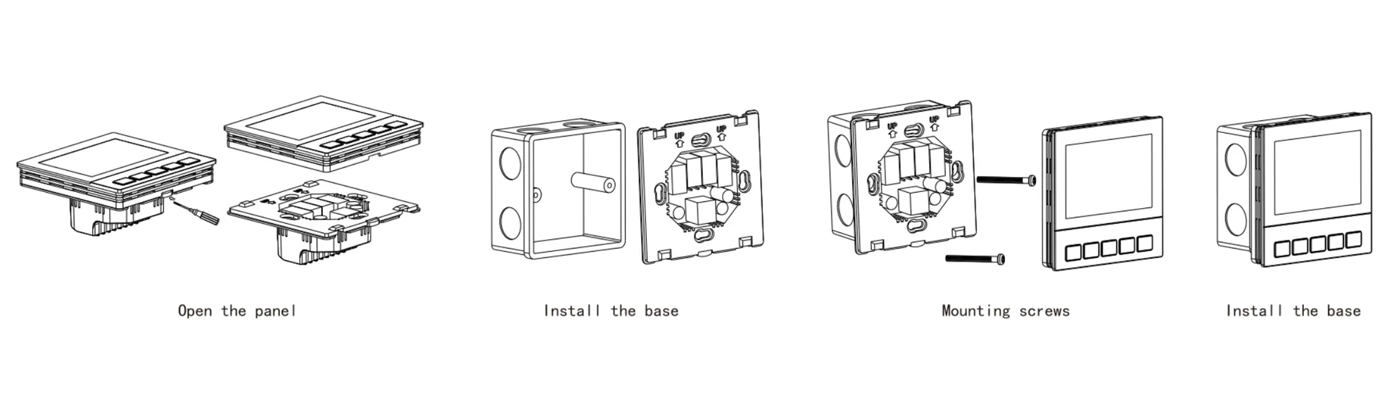 SAS921SLP DX Thermostat Installation Diagram