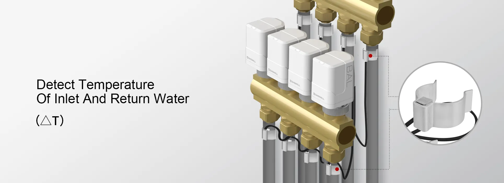 ΔT algorithm automatic flow adjustment