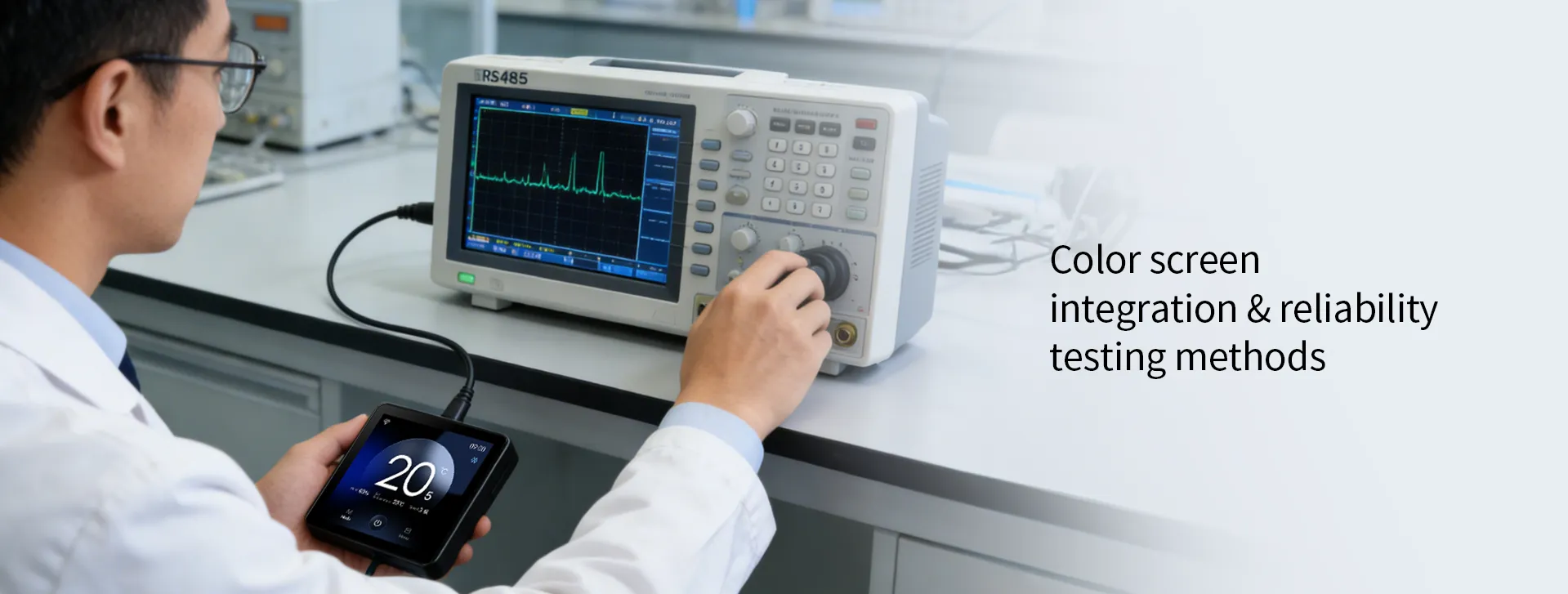 Color screen integration & reliability testing methods