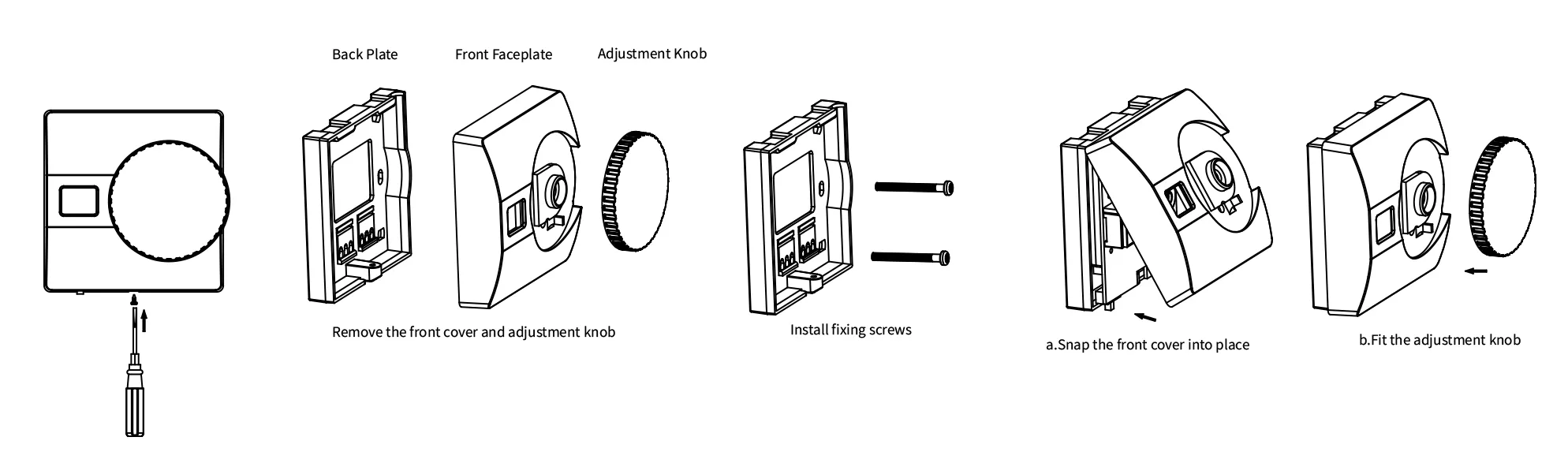 SAS816WHL wall mounting installation steps diagram
