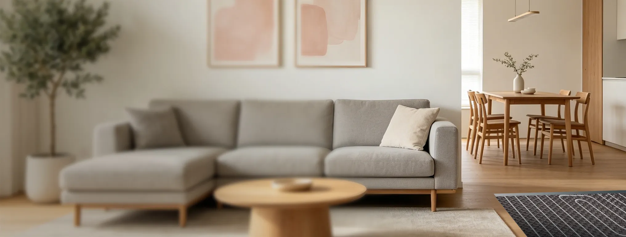 SAS931WCH multi-zone hydronic control system installed in modern living room