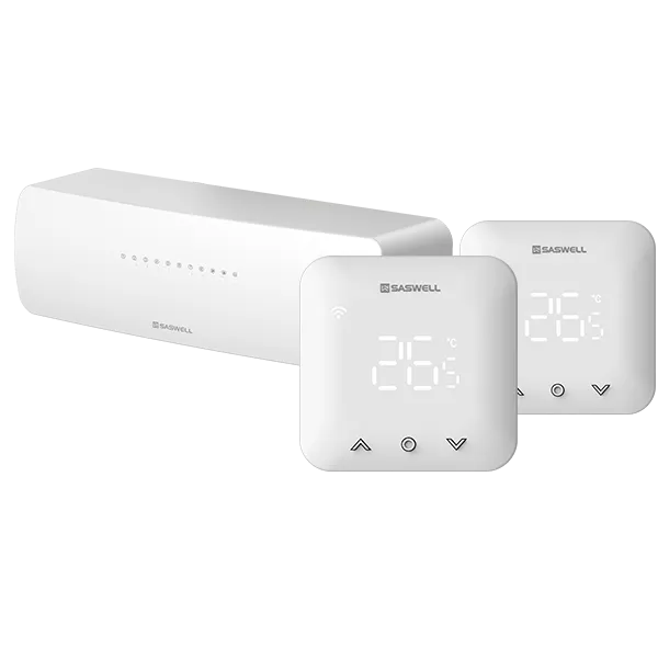 Front view of SAS931WCH wired multi-zone hydronic thermostat