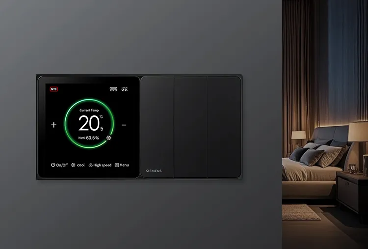 Radiant thermostat terminal customization and frame adaptation display