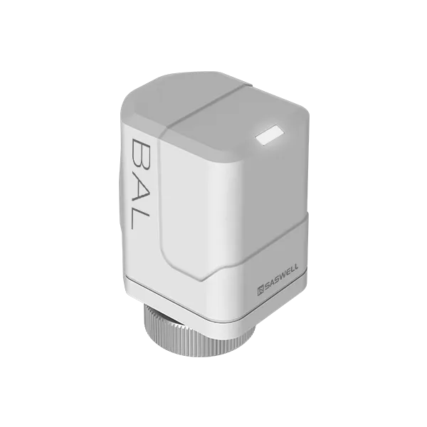 Left side view of SA905-S fail-safe electric thermal actuator