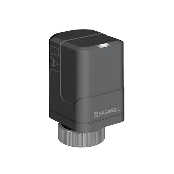 Left side view of SA905-T ΔT automatic balancing electric thermal actuator