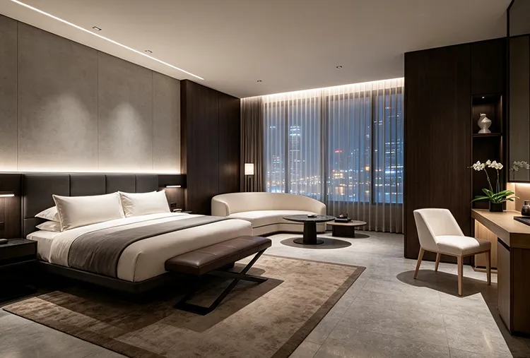 Wireless cascading wiring center solution in boutique hotel scene
