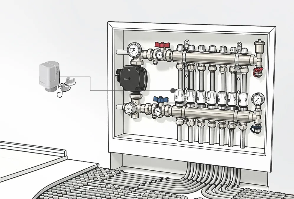Hydronic balancing solution overview for residential underfloor heating systems