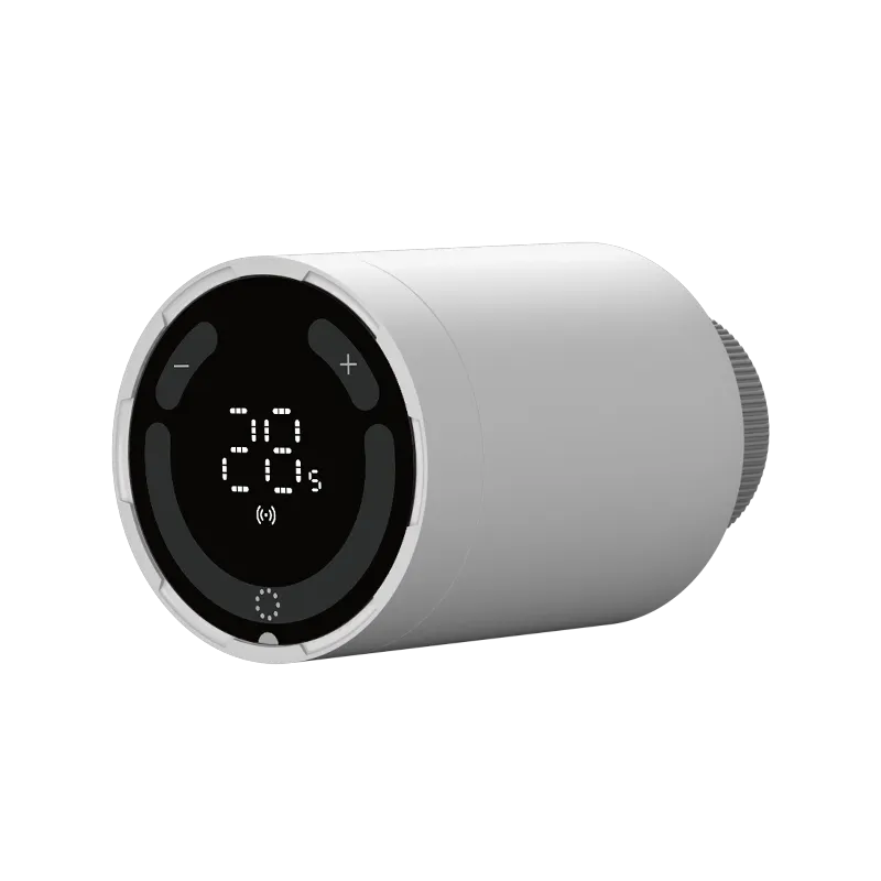 Right side view of GEM208 split-type smart thermostatic radiator valve