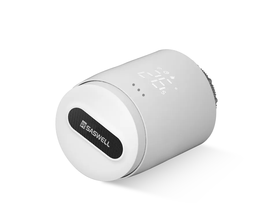 Right side view of SEA888 Z-Wave smart thermostatic radiator valve