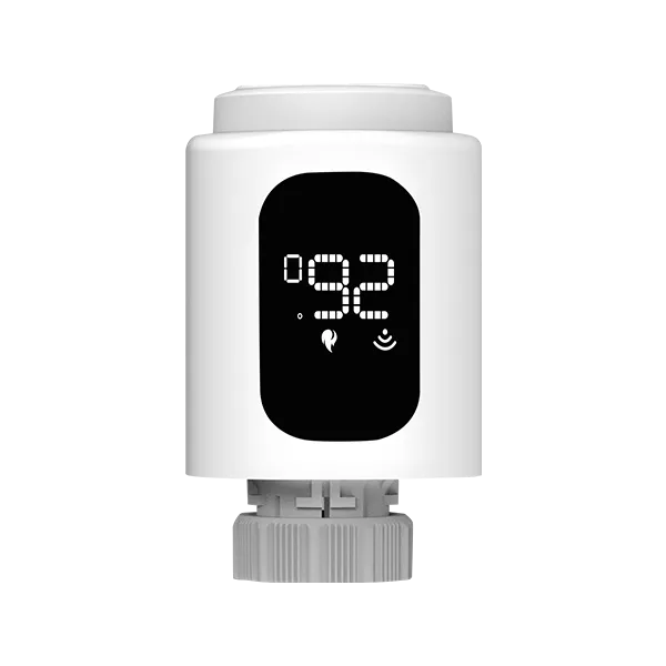 Front view of SEA889 LoRaWAN smart thermostatic radiator valve
