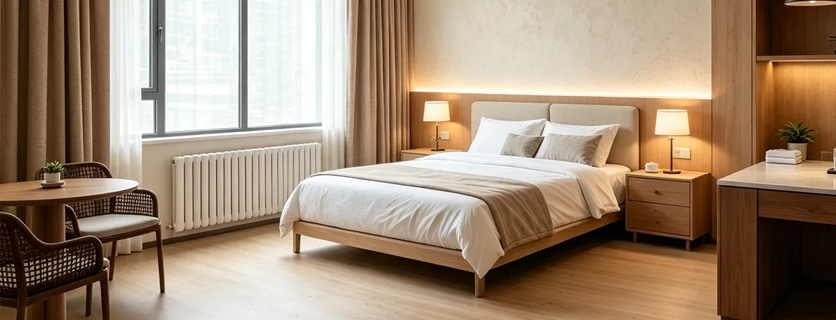 SEA888 Z-Wave smart thermostatic radiator valve for hotel room heating applications