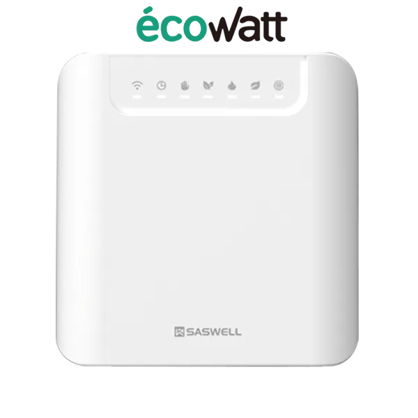 SAS2024FHL Fil Pilote electric heating thermostat with Ecowatt grid-response feature display