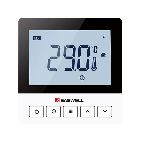 SAS921FHL digital LCD electric heating thermostat product display