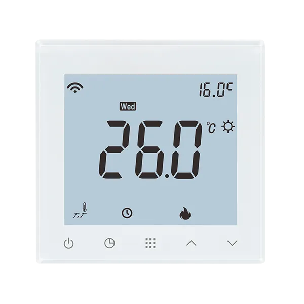 SAS922FHL touch-sensitive WiFi electric heating thermostat product display
