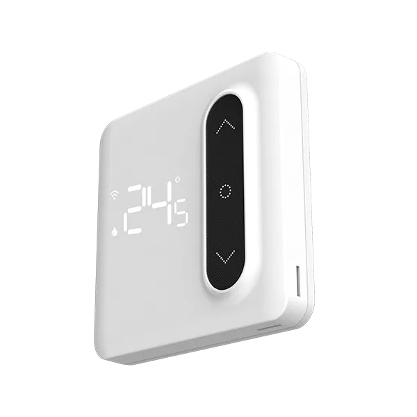 Right side view of SAS936FHL wireless multi-zone electric heating thermostat kit