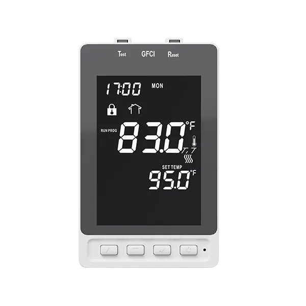 SAS968FHL GFCI electric heating thermostat product display