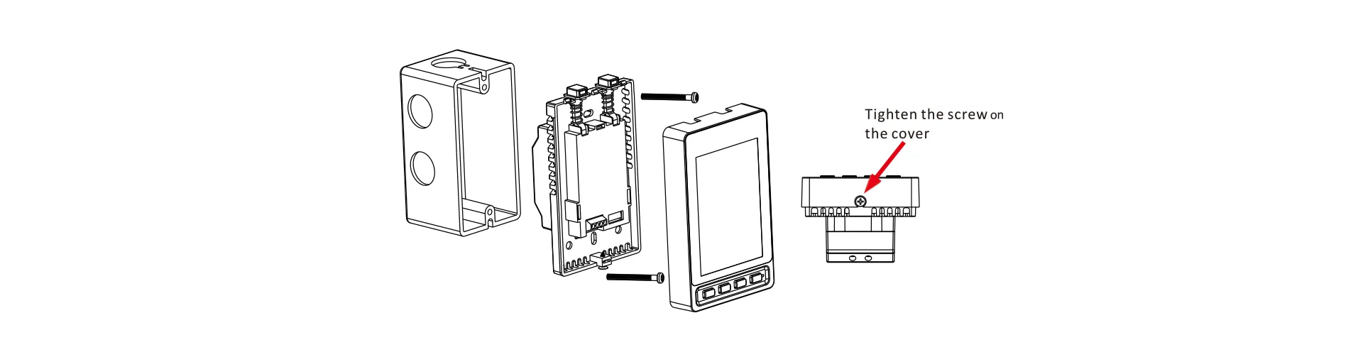 Installation guide for SAS968FHL GFCI electric heating thermostat
