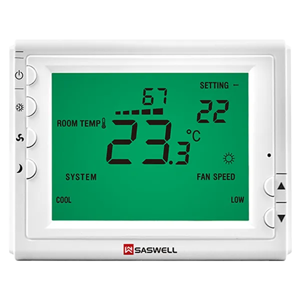 SAS908FCT 3-speed AC fan coil thermostat product display