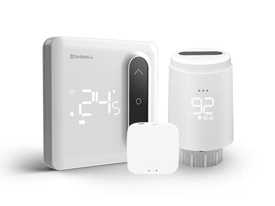 Intelligent thermostatic head