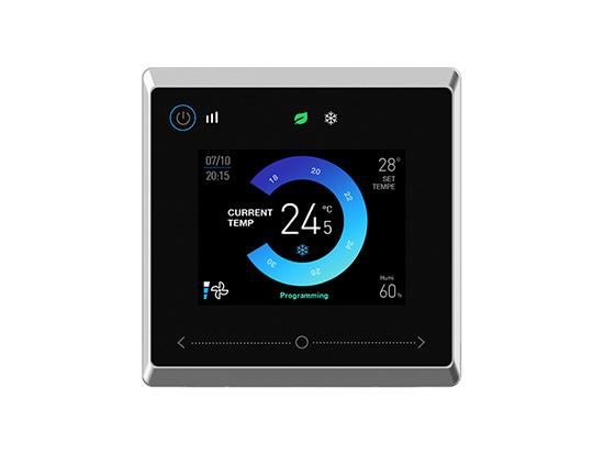 Tuya Wifi 2.8 inch Touch Screen Fan Coil Thermostat