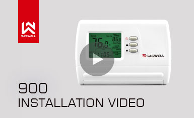Mechanical Thermostat,Digital programmable thermostat SAS900 Installation Video