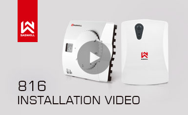 Wireless Room Thermostat,Water boiler floor heating thermostat SAS816 Installation Video