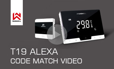 alexa  thermostat,Alexa Smart Thermostats,wifi thermostat T19 reconnected video
